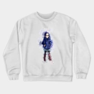 Laid Back Camp - Chiaki *Watercolor* Crewneck Sweatshirt